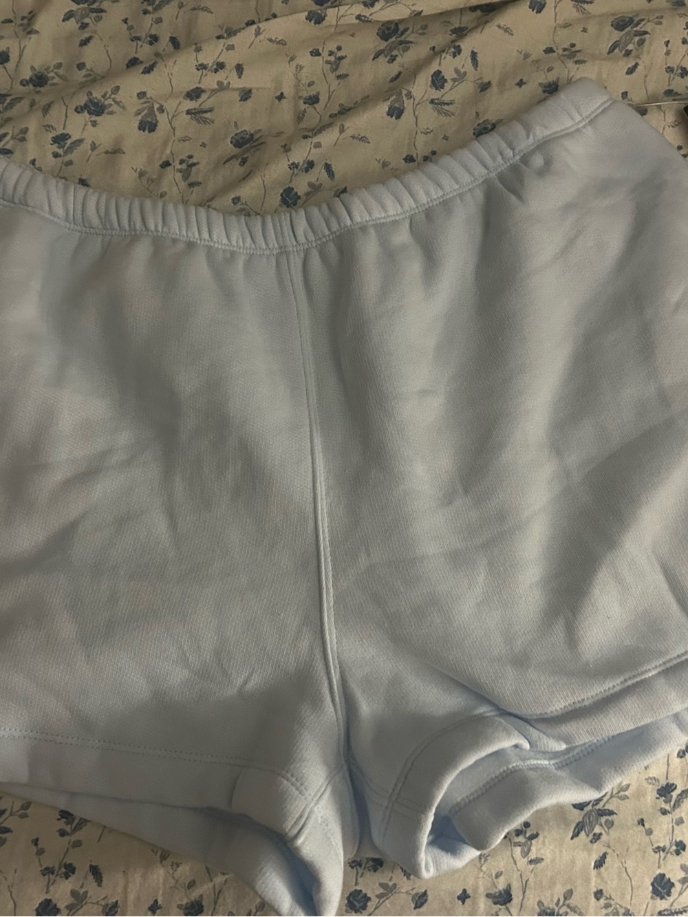 wild fable Pale Blue Elastic-Waist Athletic Shorts